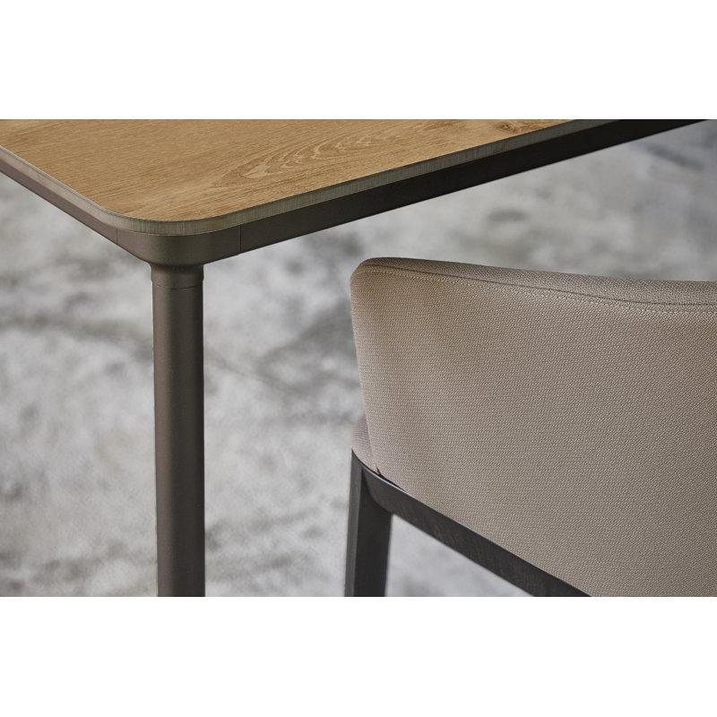Hub Square Dining Table, 29.53"H x 35.43"L x 35.43"W