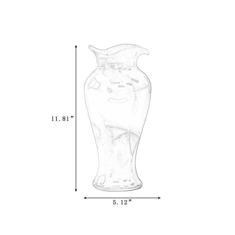 Blue Amphora Modern glass Table Vases