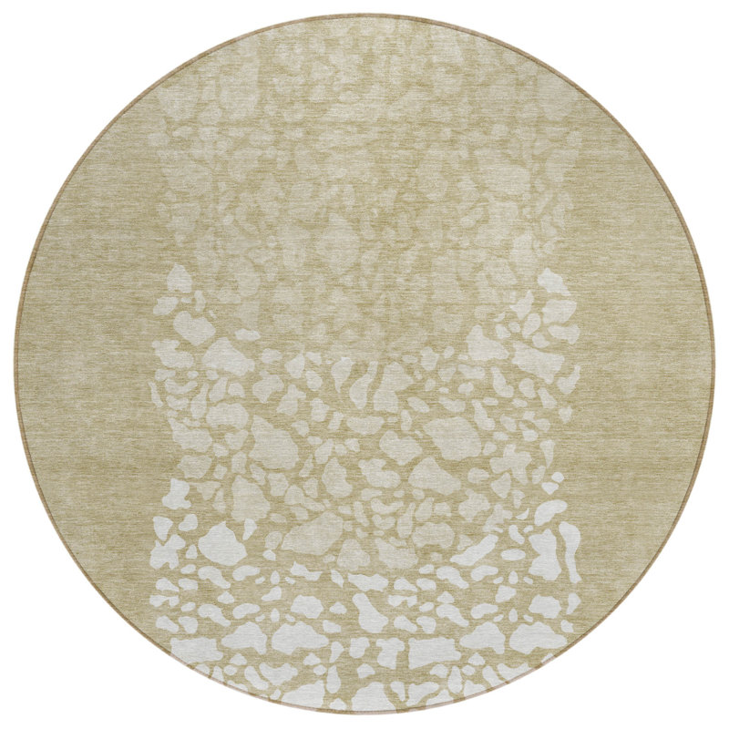 Tapis d'intérieur rond 8 po