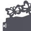 22cm H x 103cm W Steel Hardware-123601049