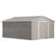 Remise de rangement extérieure durable avec quatre évents stratégiquement placés, remise pour outils de jardin, remise de jardin en métal