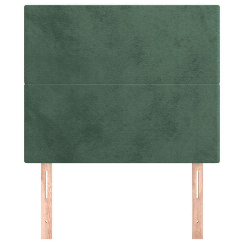 Georgine Headboard, 78cm H x 90cm W x 5cm D, Dark Green