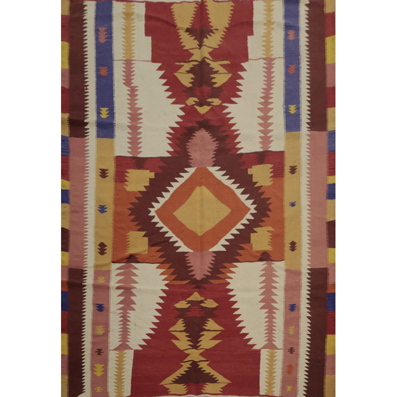 Tapis kilim vibrant 8 x 10 pour une allure audacieuse
