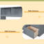 Grand lit escamotable mural avec placard et tiroirs-1125134400