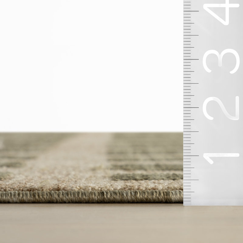  Tapis rayé bohème Oriella, Rectangle 5 pi x 7 pi 10 po