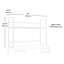 Finition brune, contemporain, bureau personnel, tablettes réglables, espaces, présentoir de bureau en bois d'ingénierie, rangement et organisation, style,