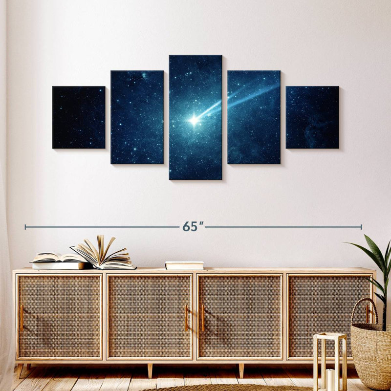 Falling Comet, 24" H x 55" W