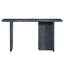 Console large Perris de 55,12 po avec bords arrondis et finition en placage de bois-132832948