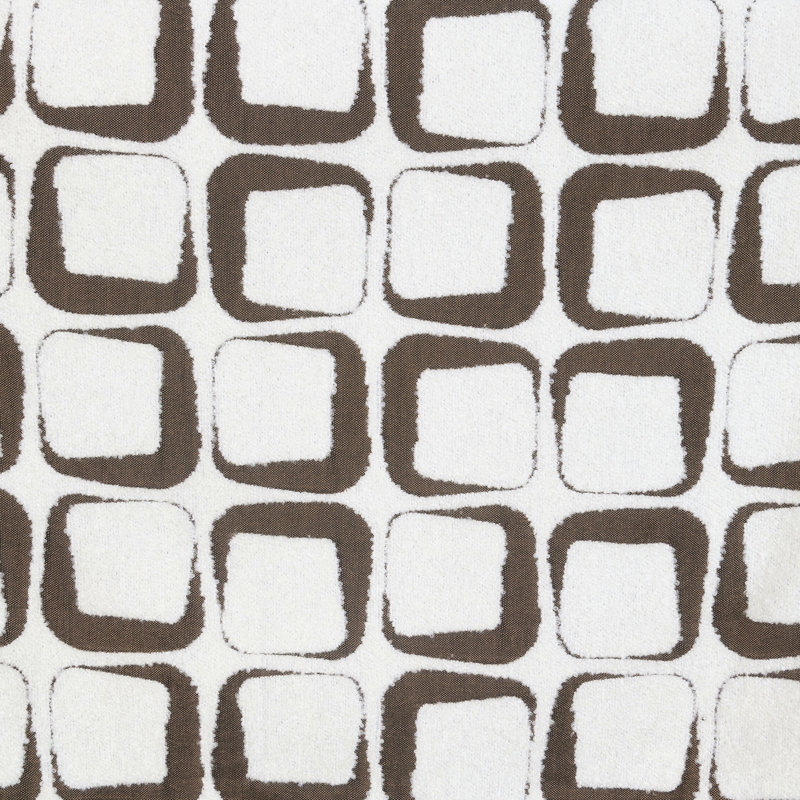 Causeuse en chenille beige avec 4 coussins