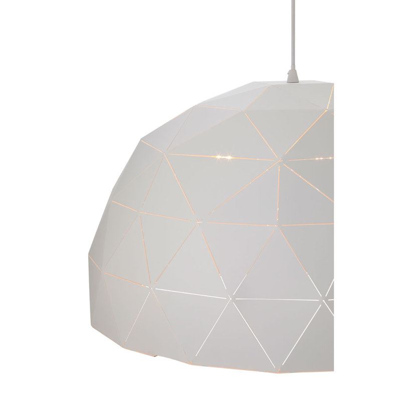 Cosima 3 - Light Dome Pendant, Sandy White, Sandy White/White