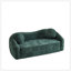 Canapé inclinable incurvé convertible, canapé-lit pliant sans cadre 2 en 1 avec base coulissante et assise profonde, canapé inclinable en chenille deux places-739081634-739081635