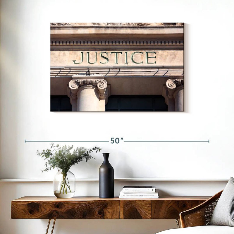 Panneau de justice Alcaraz, H 24 po x l 36 po
