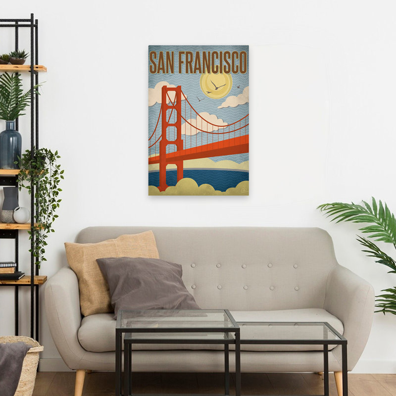 San Francisco, pont Golden Gate, H 24 po x l 16 po