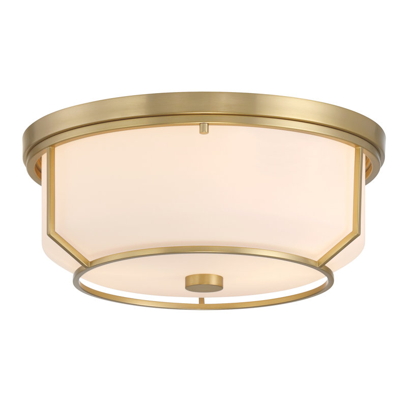 2LT Flushmount, Soft Gold