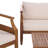 Alta 4 Piece Teak Conversation Set