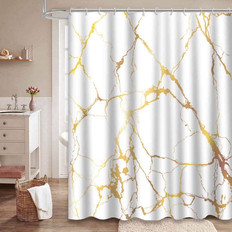 Rideau de douche Marble En, 72" L x 84" W