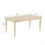 Ensemble de salle à manger 5 pièces à pieds tournés avec 4 chaises capitonnées-1721600653