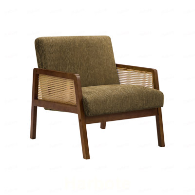 Accent Chair, 30"h, Upholstered, Living Room, Bedroom, Fabric, Solid Wood