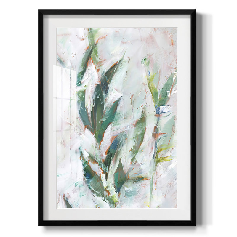 Blushing Abstract II -Gallery Wrapped Canvas, Black, 28.5'' H x 20.5'' W
