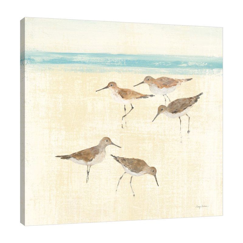 Sandpipers par Avery Tillmon - Toile tendue, H 36 po x l 36 po x P 1,5 po