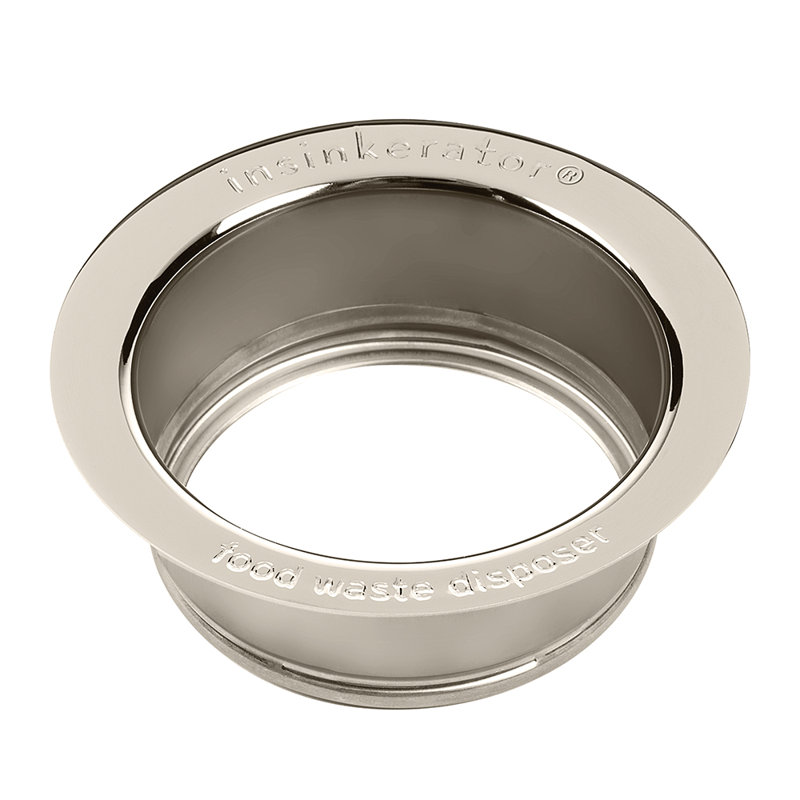 Disposal Flange Basket Stopper Kitchen Sink Drain, Polished Nickel