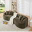 Canapé modulaire courbé 4 places Modern Cloud, canapé de salon à compression minimaliste, sans assemblage, chenille-892069298