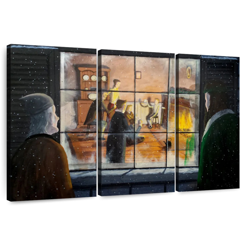 Lelend Christmas Carol, 28" H x 45" W