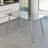 Glass Dining Table, Modern Rectangular Table With Tempered Glass Tabletop & Sliver Metal Legs, Simplistic Kitchen Table, Versatile Table For Home Office-224325344