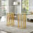 71 inch oval tempered glass dining table-866485312
