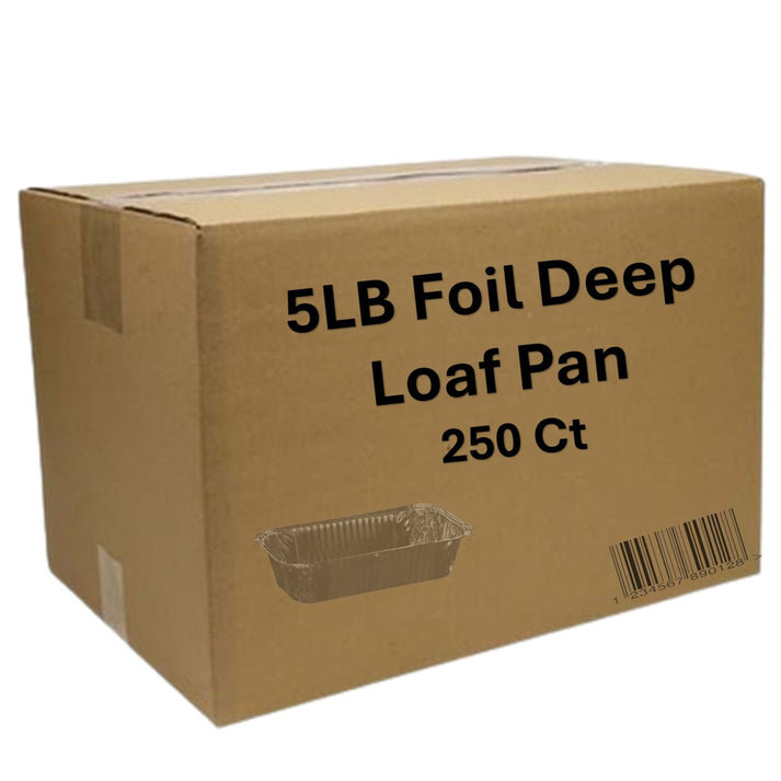 Disposable 5 lb Rectangular Loaf Pans Aluminum Baking & Serving Pans