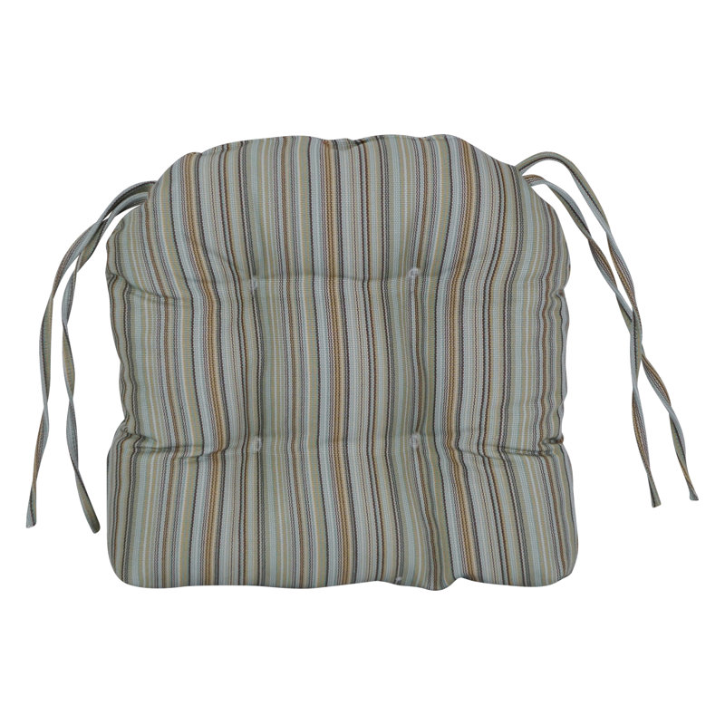 Outdoor 3.5'' Dining Chair Seat Cushion, Rydell Spray