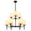 9 - Light Steel Chandelier-1163616286