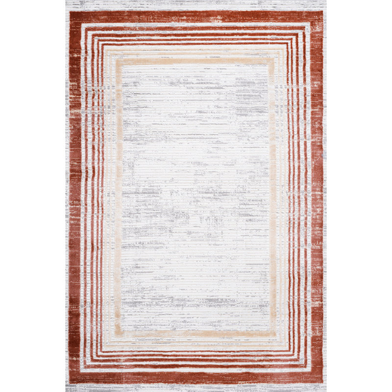 6x9 Area Rug In Brown// - Stylish, Non-shedding, Stain Living Room, Bedroom, Dining Use Non-shedding For Home Style