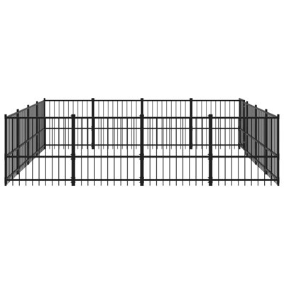 Trent 100cm H Metal Yard Kennel With Door