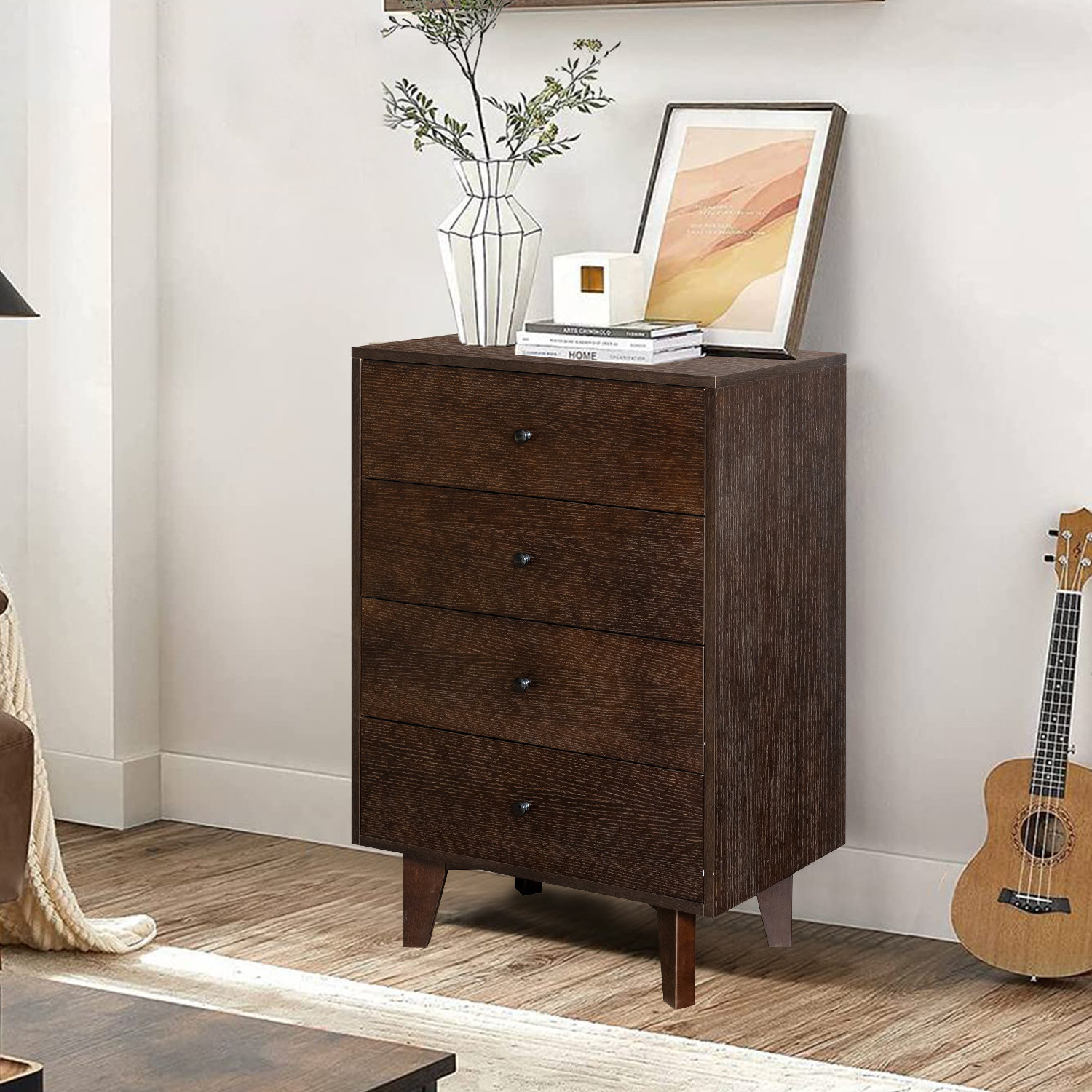 Corrigan Studio® Sarnia 4 Drawers Dresser Chests for Bedroom | Wayfair