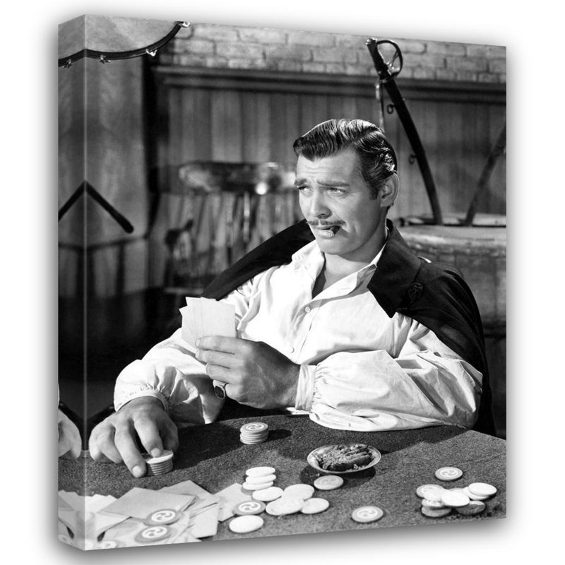 Clark Gable 1939 Gone with the Wind, H 18 po x l 14 po