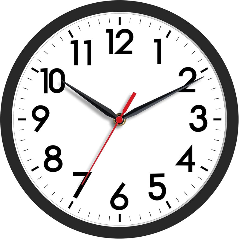 Silent Battery Operated Analog Clock
