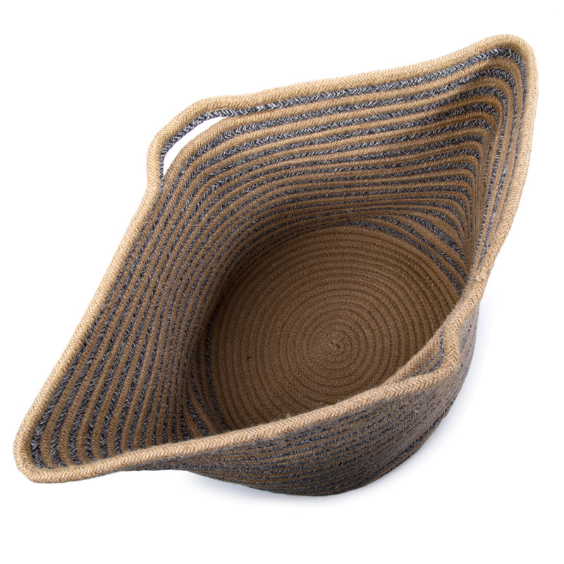 Panier en coton, Beige
