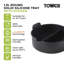 Tower T843094 Round Air Fryer Tray with Divider, Circular Reusable Silicone Liner Accessory