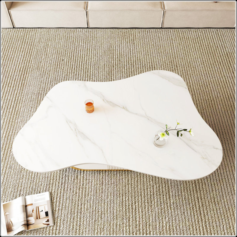 Table basse Modern Modern Butterfly, Doré