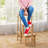 Gracie Oaks 3 Tier Step Stool 3 In 1 Folding Ladder Bench Storage Shelf Natural