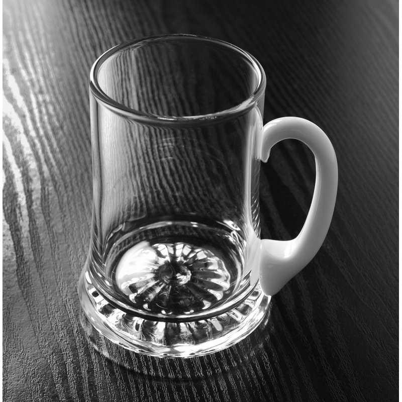 Barski Beer Mug, Clear/Opal