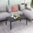 Asimelda Rectangular Slatted Metal Outdoor Coffee Table, 40" W 24" D