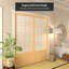 83" x 73.5" Eudes Shoji Double Sliding Room Divider-205877097