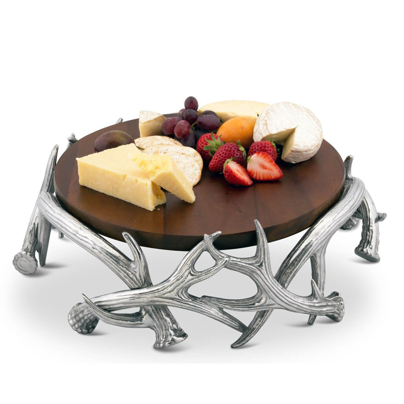 Antler Wood Cake Stand
