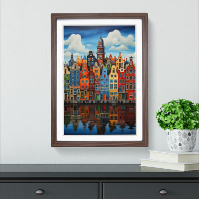 Amsterdam Hard Edge Painting Framed Print