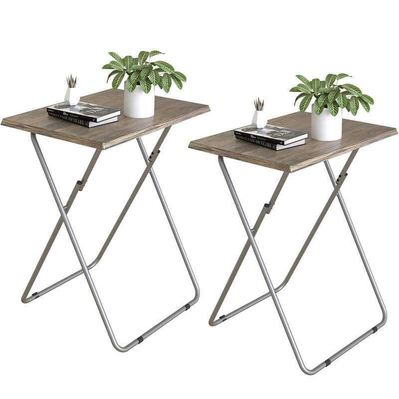 Folding Table, Brown