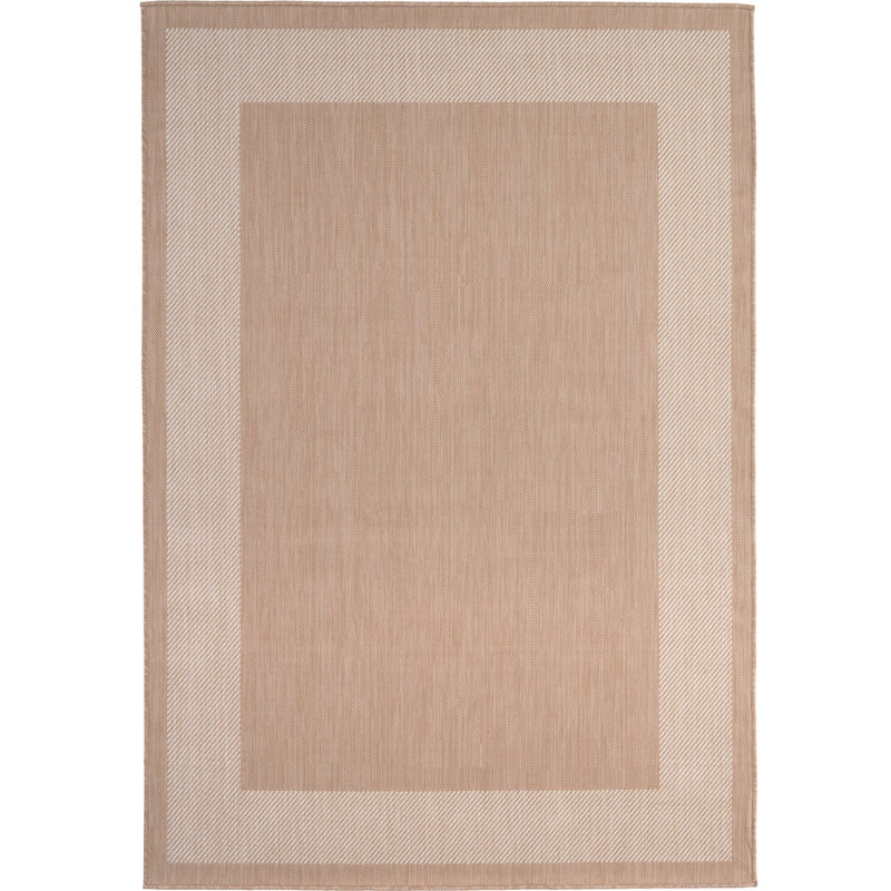 Ecology Collection Geometric Indoor / Outdoor Area Rug, Rectangle 80 x 150 cm