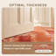 Tapis Mulberry2 moderne à l'aquarelle abstraite orange, rouge et crème, lavable en machine, antidérapant, à poils courts, pour l'intérieur et l'extérieur, adapté aux animaux domestiques, idéal pour le salon, la chambre, la salle à manger, l'entrée, le corridor ou le bureau.-1599122798