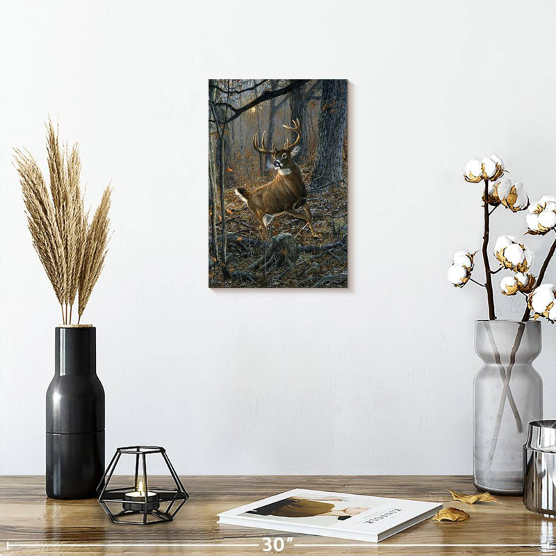 Brampt Buck Fever, 12" H x 8" W